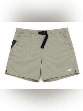 The North Face Class V Belted Trunks Olive Sage Swim Shorts Medium